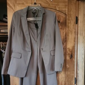 Ann Taylor Taupe Blazer and Suit Set